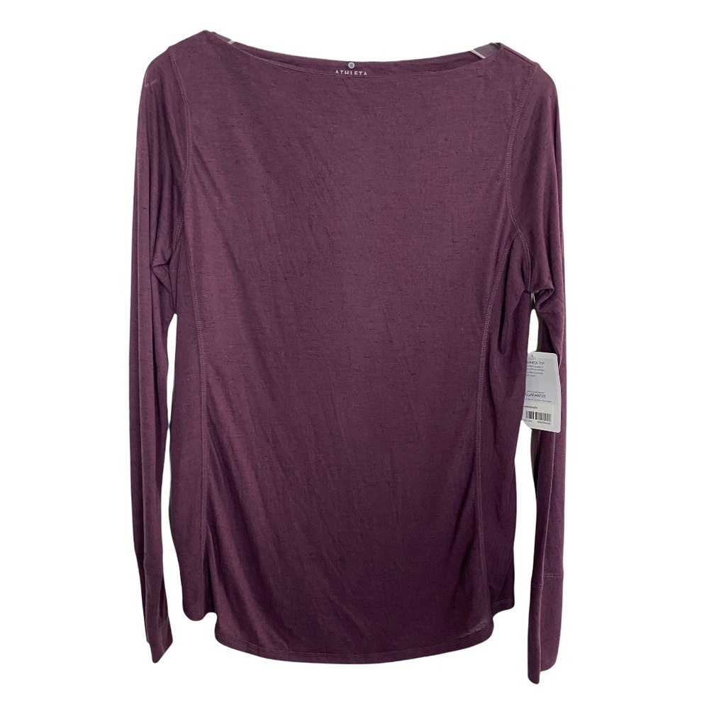 Athlete Twilly Slashneck Top Long Sleeve Boatneck Top